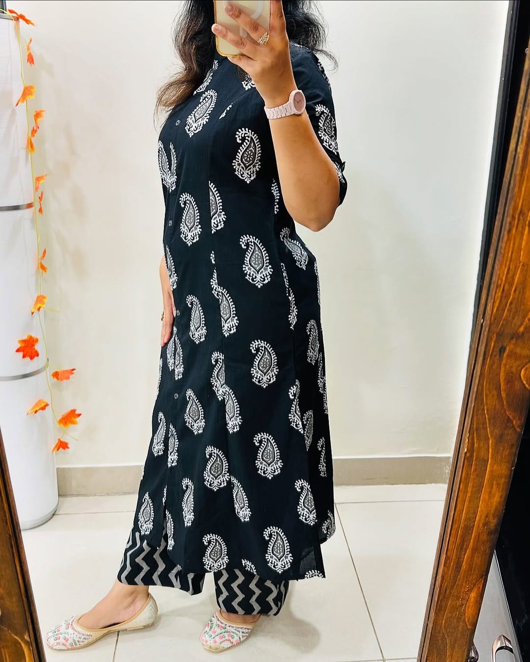 Block Print Cotton Kurti & Palazzo Co-ord Set ā Effortless Summer Elegance