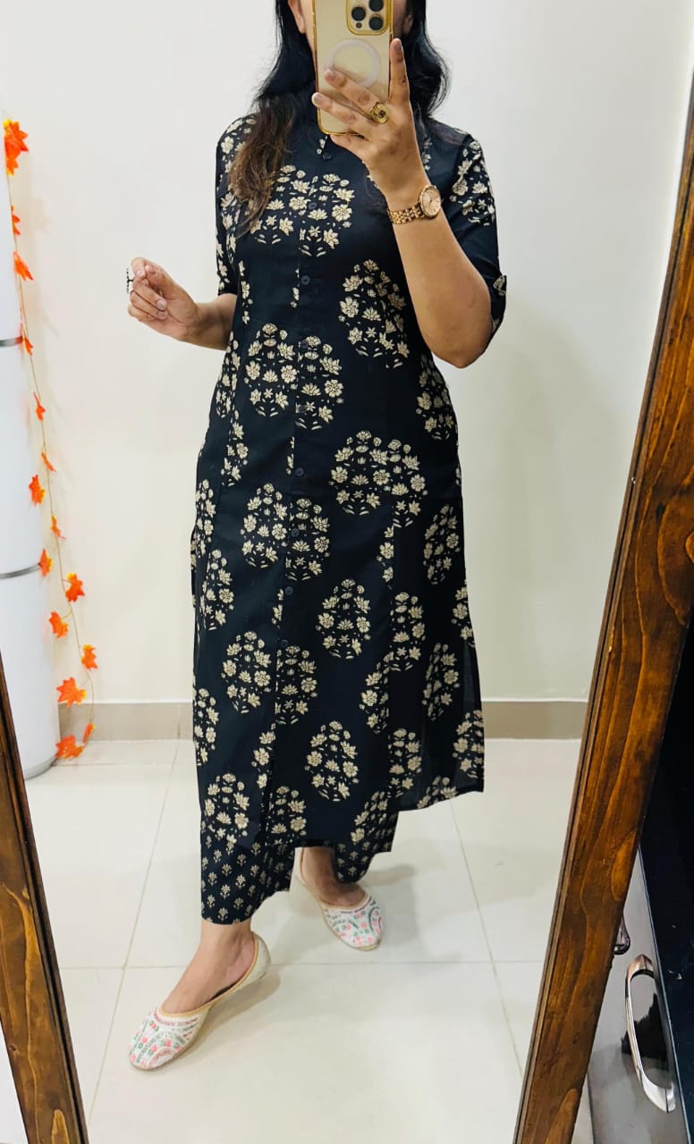 Sanganeri Printed Cotton Kurti & Palazzo Co-ord Sets – Summer Style Redefined