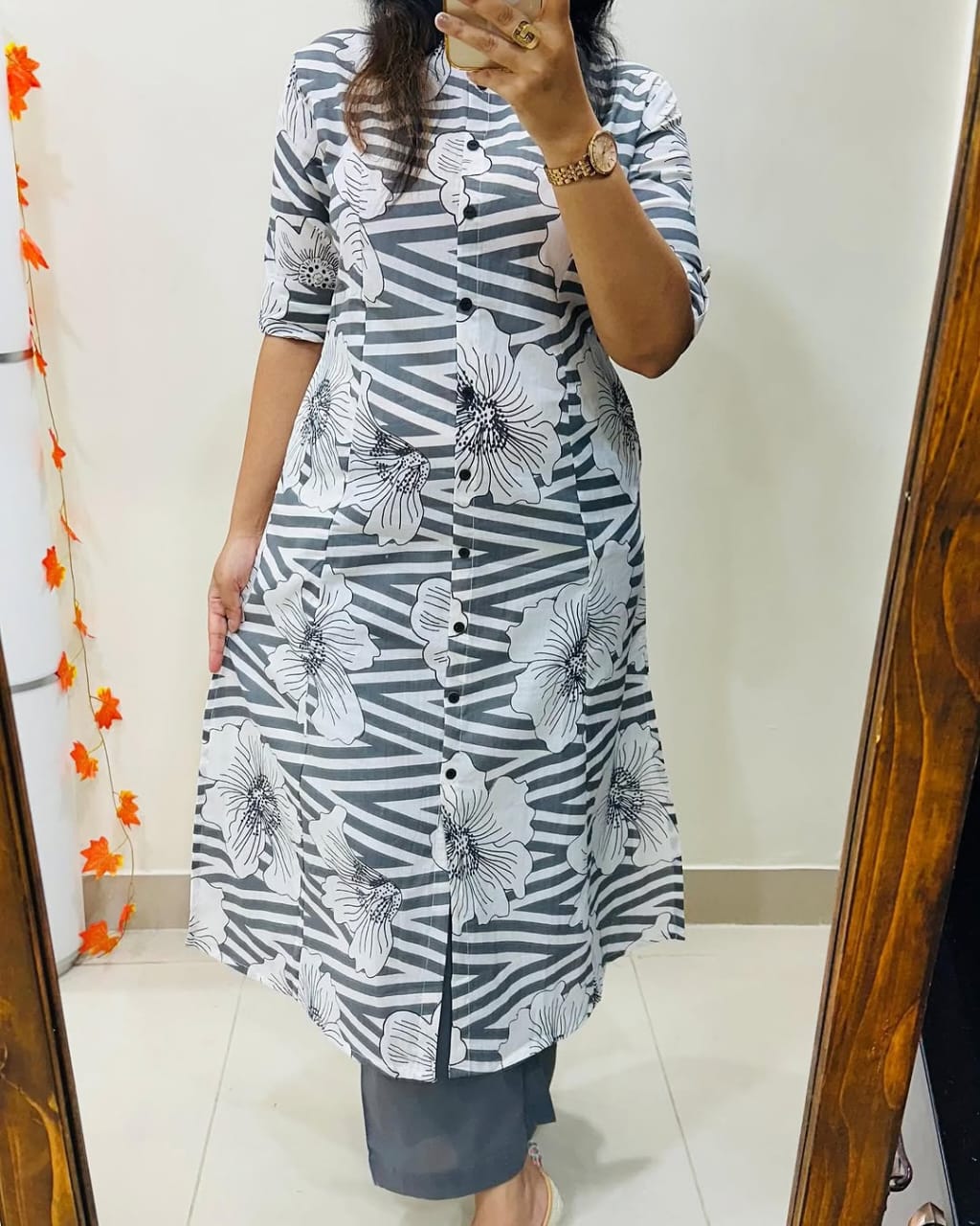 Premium Cotton Kurti Pant Co-ord Set for Women – A-Line Design, Summer Wear