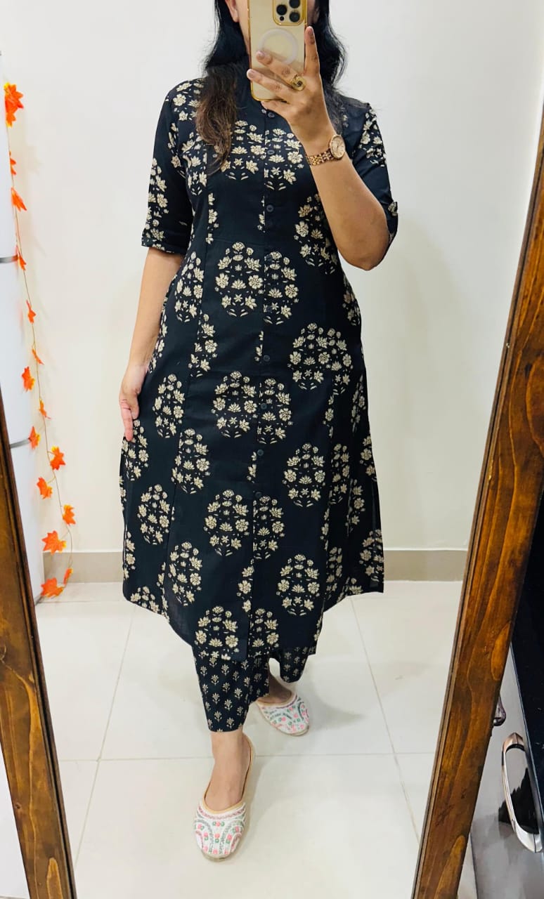 Sanganeri Printed Cotton Kurti & Palazzo Co-ord Sets – Summer Style Redefined