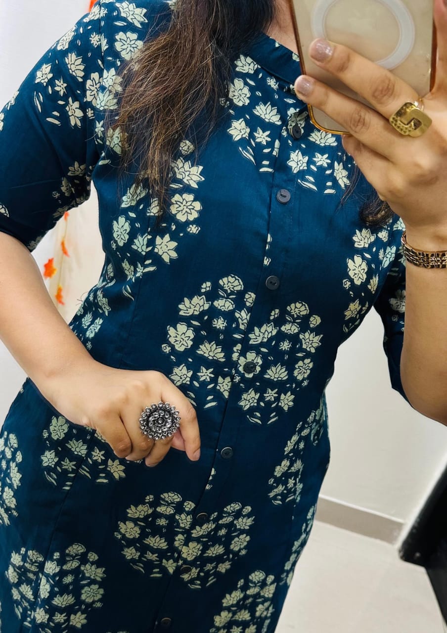 Sanganeri Printed Cotton Kurti & Palazzo Co-ord Sets – Summer Style Redefined