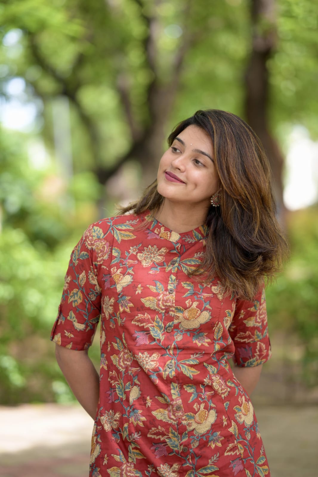 Floral Cotton A-Line Kurti & Palazzo Co-ord Set – Effortless Summer Style