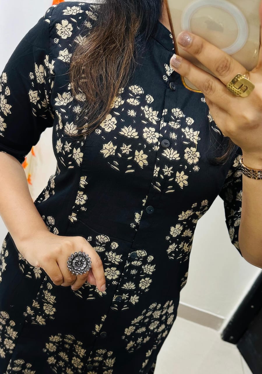 Sanganeri Printed Cotton Kurti & Palazzo Co-ord Sets – Summer Style Redefined