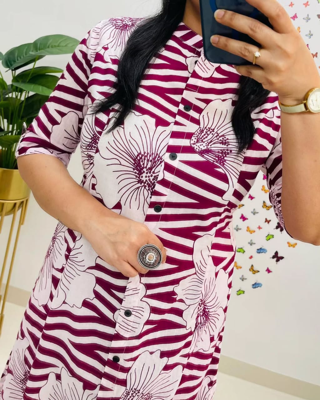 Premium Cotton Kurti Pant Co-ord Set for Women – A-Line Design, Summer Wear